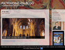 Tablet Screenshot of patrimoine.blog.pelerin.info